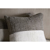 Munir 60 x 40cm Linen Cushion Cover - Charcoal