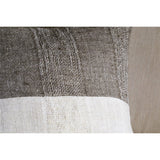 Munir 60 x 40cm Linen Cushion Cover - Charcoal