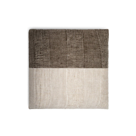 Munir 50 x 50cm Linen Cushion Cover - Charcoal