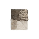Munir 140 x 200cm Linen Throw - Charcoal
