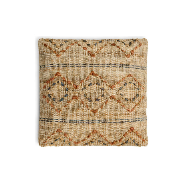 Nila Esha 50 x 50cm Cushion Cover - Rust & Indigo