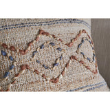 Nila Esha 50 x 50cm Cushion Cover - Rust & Indigo