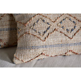 Nila Esha 50 x 50cm Cushion Cover - Rust & Indigo