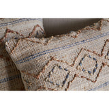 Nila Esha 50 x 50cm Cushion Cover - Rust & Indigo
