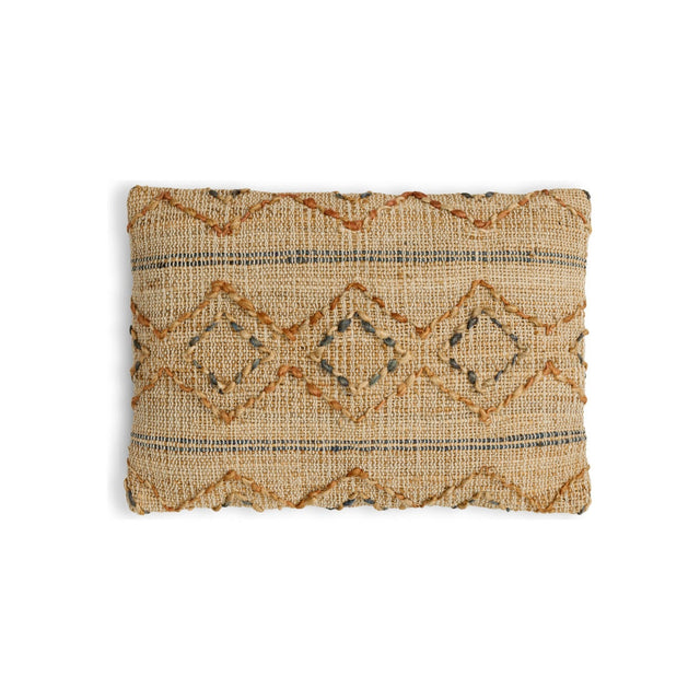Nila Esha 60 x 40cm Cushion Cover - Rust & Indigo