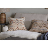 Nila Esha 60 x 40cm Cushion Cover - Rust & Indigo