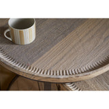 Nisha Reclaimed Wood Nest of 2 Side Tables - Natural