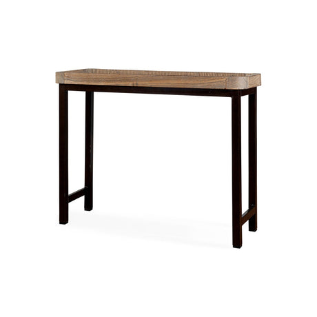 Nisha Reclaimed Wood & Iron Console Table - Natural