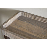 Nisha Reclaimed Wood & Iron Console Table - Natural