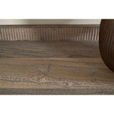 Nisha Reclaimed Wood & Iron Console Table - Natural