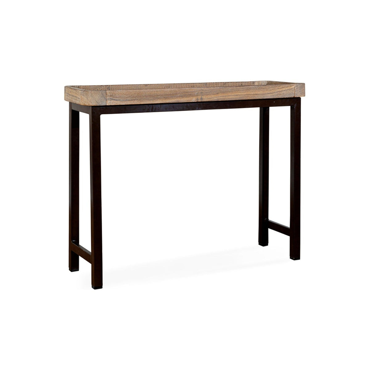 Nisha Reclaimed Wood & Iron Console Table - Natural