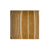 Eesha 50 x 50cm Striped Jute Cushion Cover - Ochre