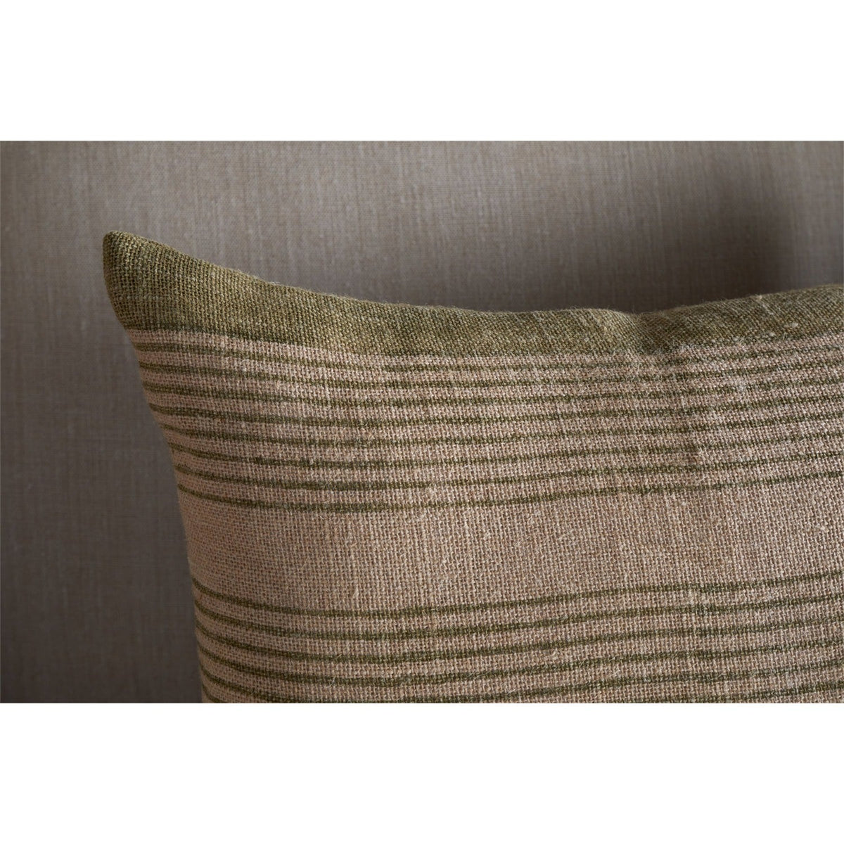 Eesha 50 x 50cm Jute Cushion Cover - Sage Green