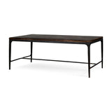Sita Reclaimed Wood Coffee Table - Chocolate Brown
