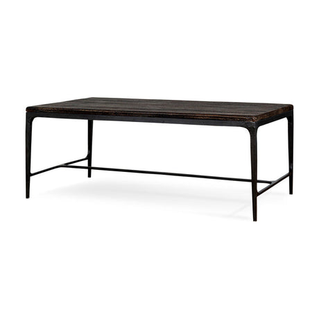 Sita Reclaimed Wood Coffee Table - Chocolate Brown