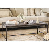 Sita Reclaimed Wood Coffee Table - Chocolate Brown