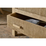 Vivan Grooved Wardrobe - Natural