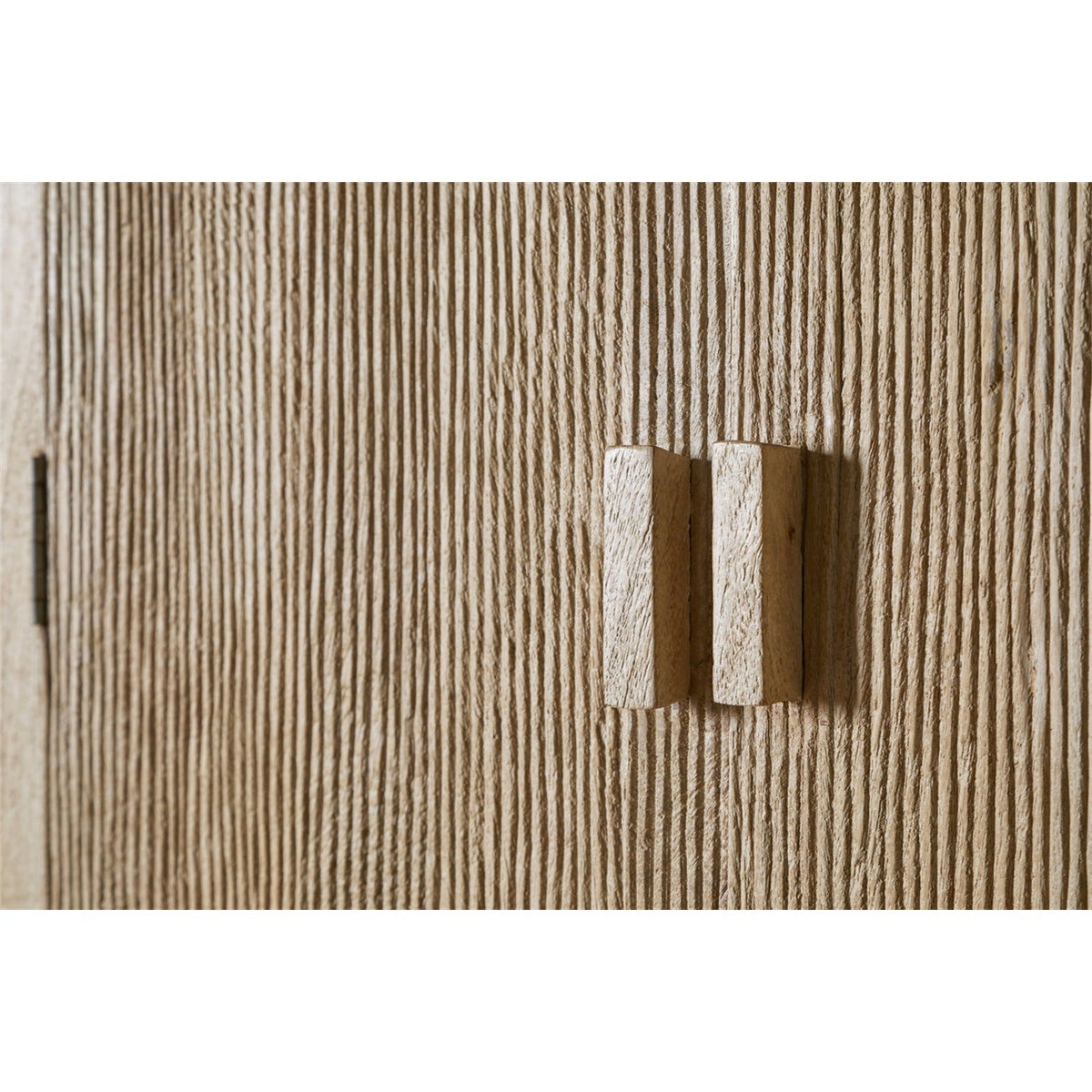 Vivan Grooved Wardrobe - Natural