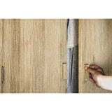 Vivan Grooved Wardrobe - Natural