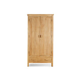 Vivan Grooved Wardrobe - Natural