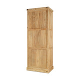 Vivan Grooved Pantry Cupboard - Natural