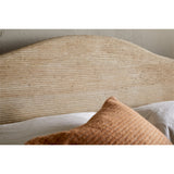 Vivan King Grooved Mango Wood Bed Frame - Natural
