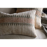Zairya 50 x 50cm Jute Cushion Cover - Natural & Rust