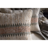 Zairya 50 x 50cm Jute Cushion Cover - Natural & Rust