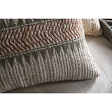 Zairya 50 x 50cm Jute Cushion Cover - Natural & Rust