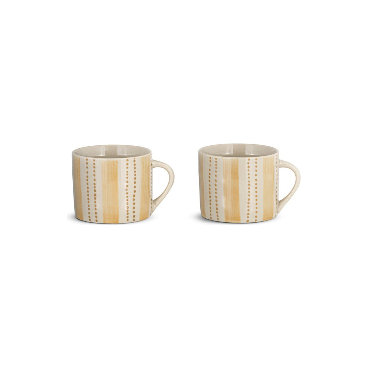Patthar Small Mug - Cream & Sand - Set of 2