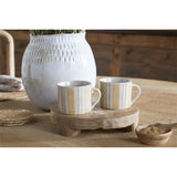 Patthar Small Mug - Cream & Sand - Set of 2