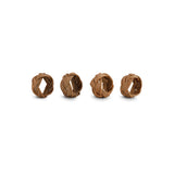 Bersama Rattan Napkin Rings - Natural - Set of 4