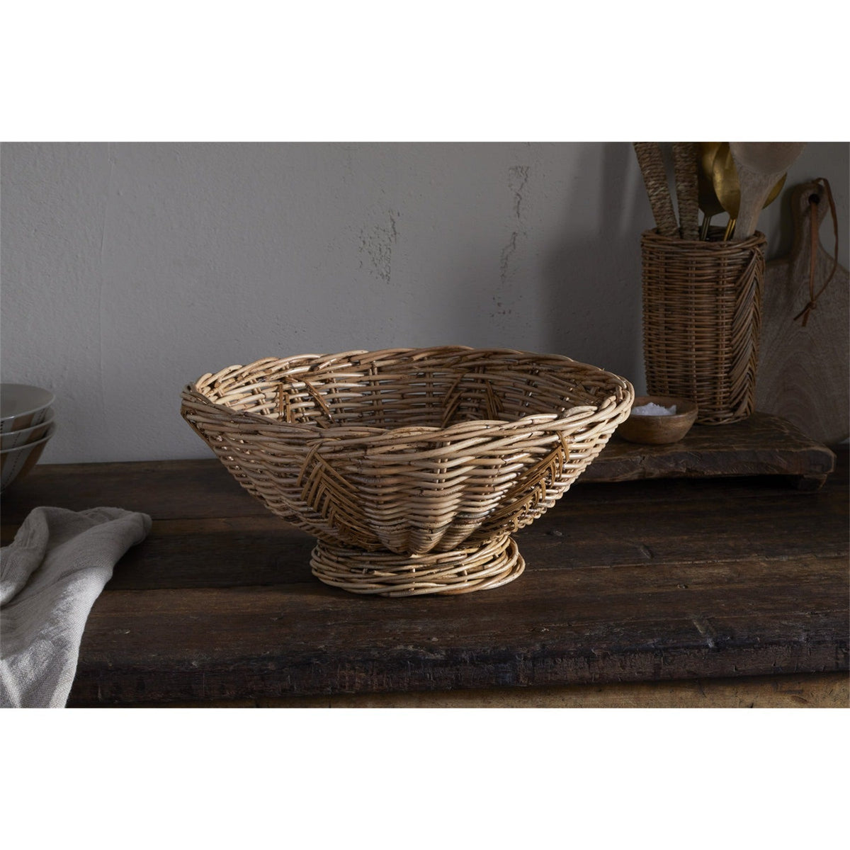 Bersama Rattan Fruit Bowl - Natural
