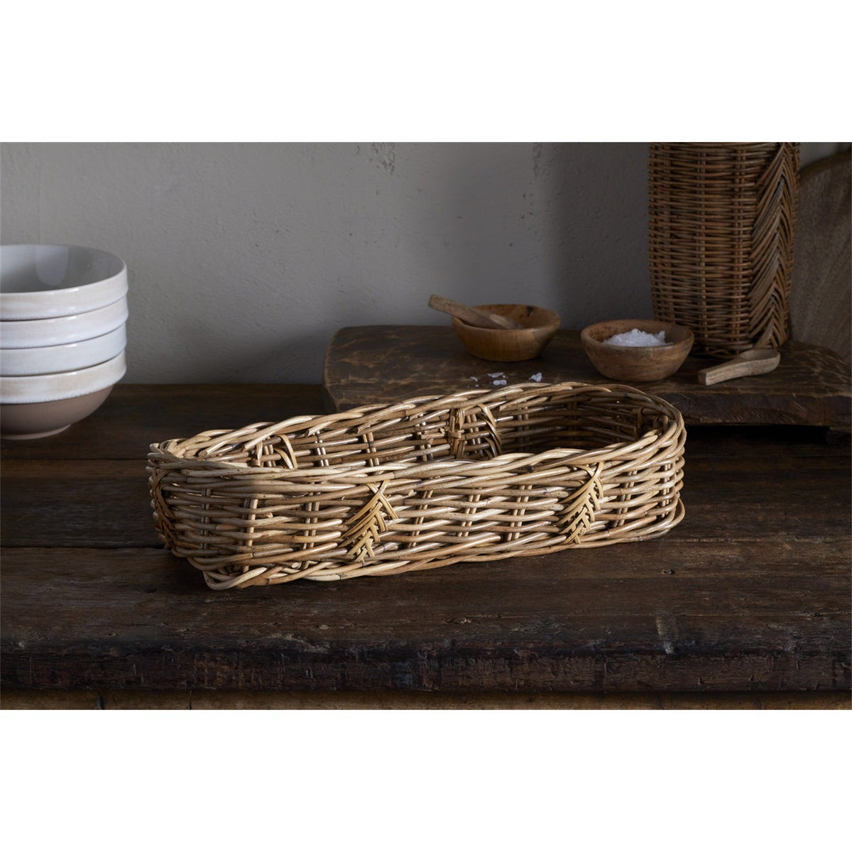 Bersama Rattan Bread Basket - Natural