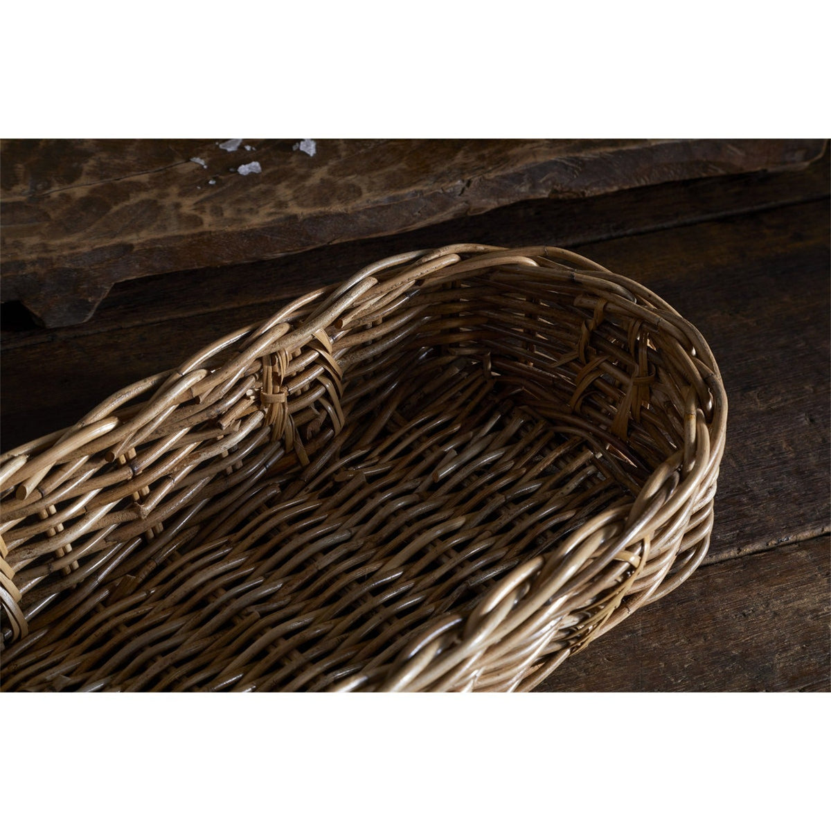 Bersama Rattan Bread Basket - Natural