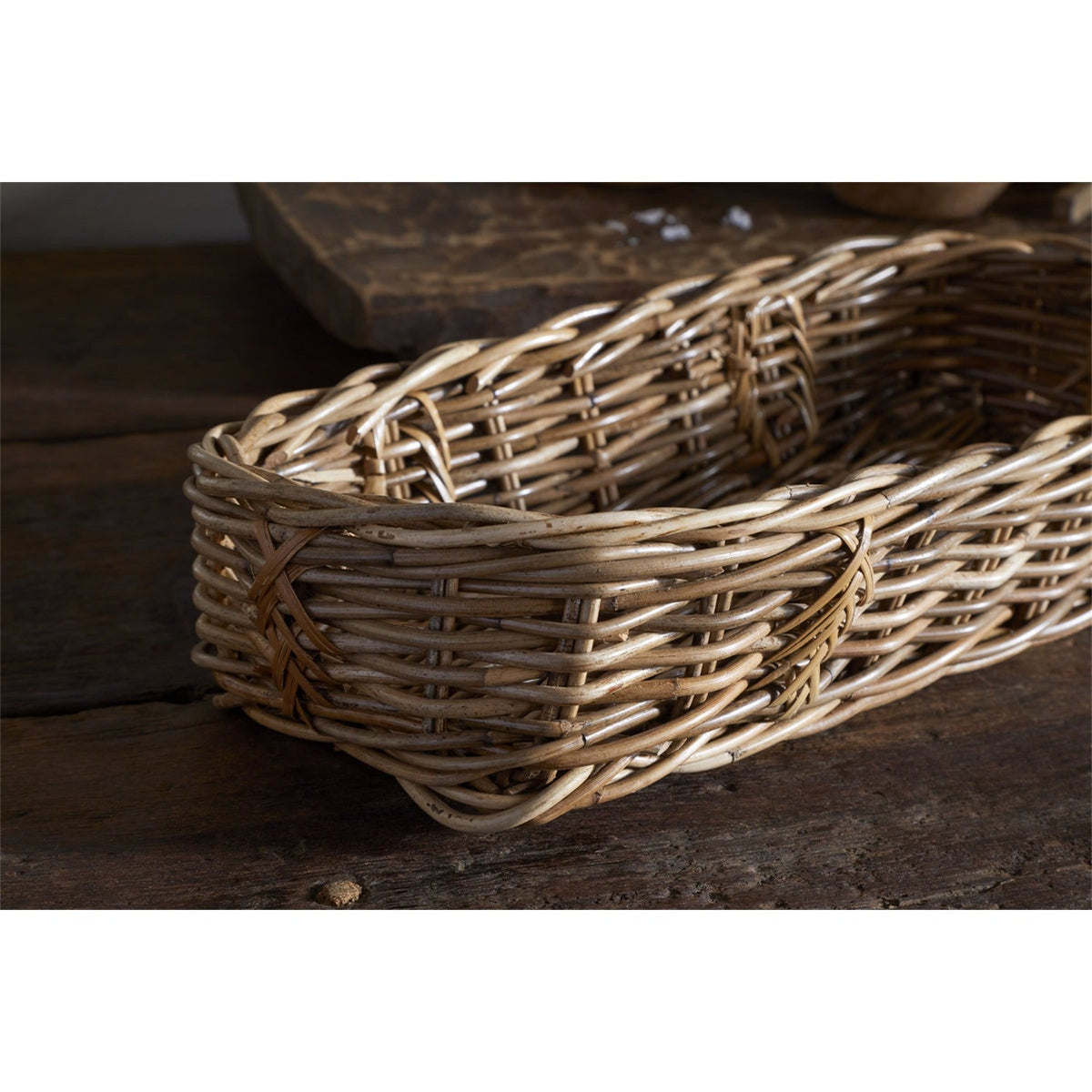 Bersama Rattan Bread Basket - Natural