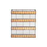 Montali Iron & Rattan Spice Rack - Natural