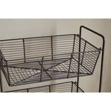 Inkollu Three Tier Storage Stand - Antiqued Brass