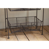 Inkollu Three Tier Storage Stand - Antiqued Brass