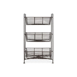 Inkollu Three Tier Storage Stand - Antiqued Brass