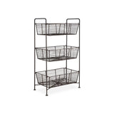 Inkollu Three Tier Storage Stand - Antiqued Brass