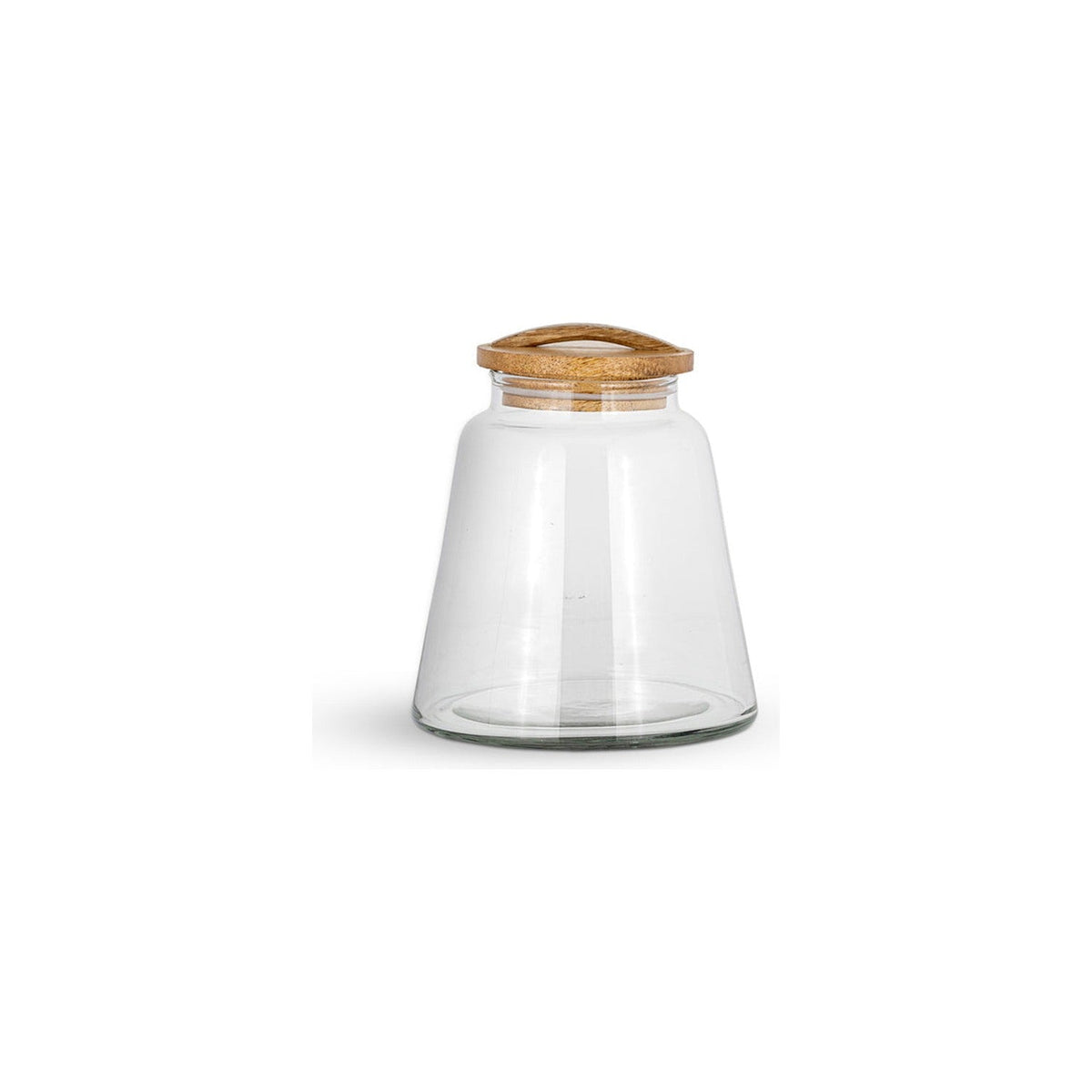 Chaaval Small Glass Storage Jar - Clear
