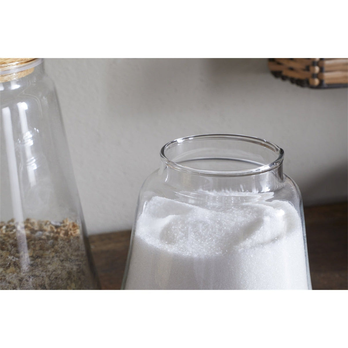 Chaaval Small Glass Storage Jar - Clear