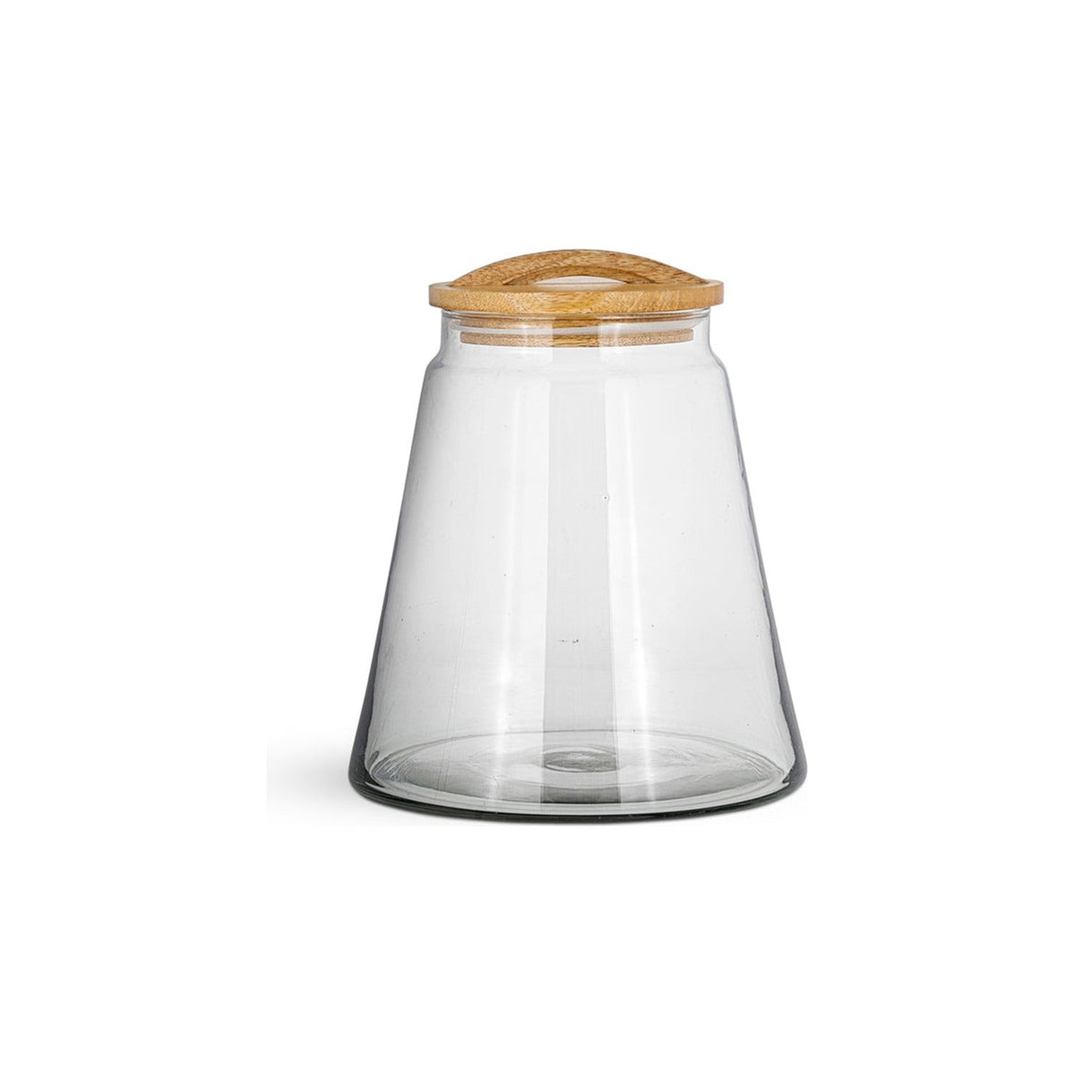 Chaaval Large Glass Storage Jar - Clear