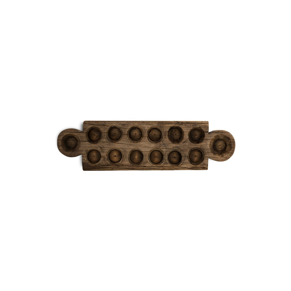 Makala Reclaimed Wood Tealight Holder - Natural