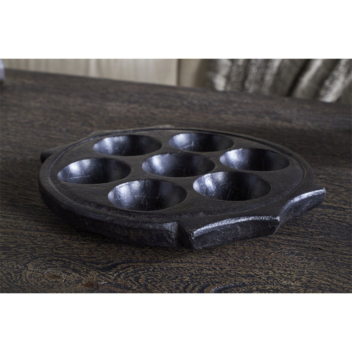 Maji Stone Multi Tealight Holder - Antique Black