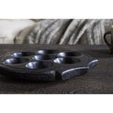 Maji Stone Multi Tealight Holder - Antique Black