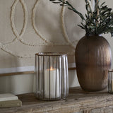 Hava Large Glass Lantern - Clear
