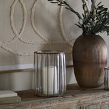 Hava Small Glass Lantern - Clear