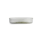 Ilcoso Recycled Hammered Glass Soap Dish - Clear
